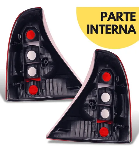 Imagem do produto Par Lanterna Traseira Clio 2003 2004 2005 2006 2007 08 10 12