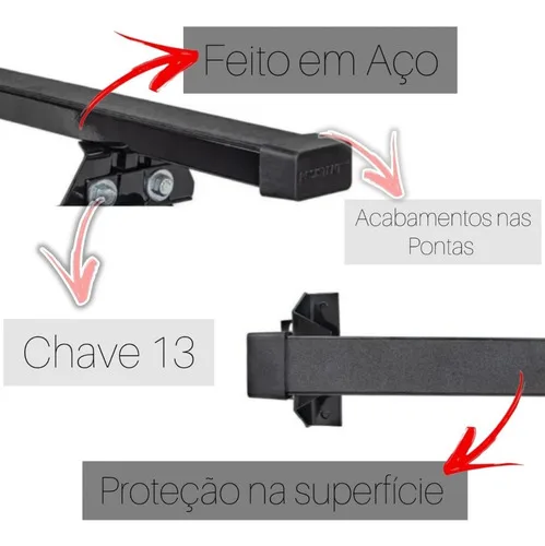 Imagem do produto Rack De Teto Bagageiro Ford Focus Hatch 2009 2010 2011
