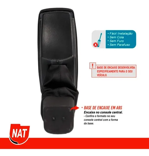 Imagem do produto Encosto Apoio De Braço Nissan Kicks 2016 Até 2022 Couro