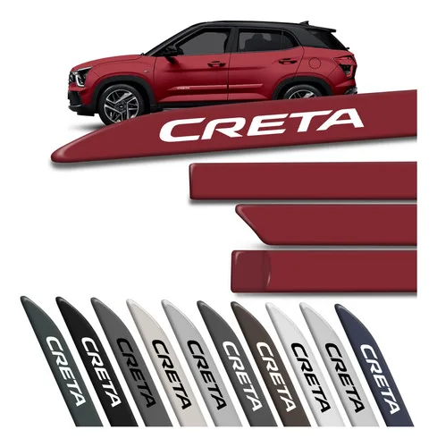 Jogo De Friso Lateral Creta 2017 A 2025 Pcd Cores Originais