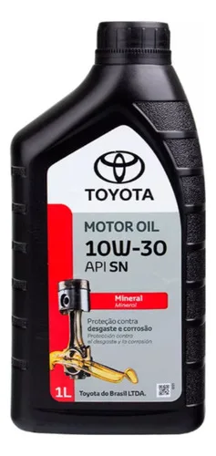 Imagem do produto Óleo De Motor Toyota Mineral 10w-30 Para Carros, Picapes E Suvs De 1 Unidade X 1l