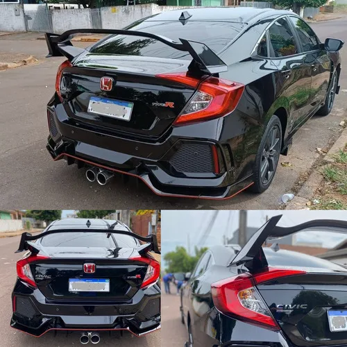Imagem do produto Aerofólio Em Plástico Abs Civic Type R G10 2017 2018 19 2021