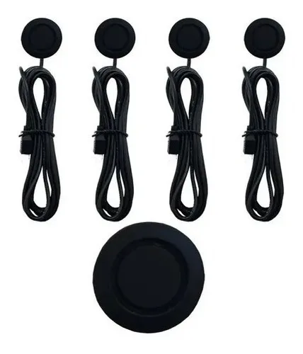 Imagem do produto Sensor De Ré Emborrachado 4 Sensor Sinal Sonoro 20mm Preto First Option
