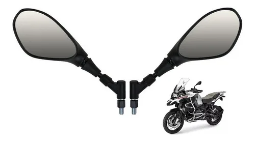 Imagem do produto Retrovisor Espelho Haste Curta 360º Bmw F800 Titan Cb300 Par