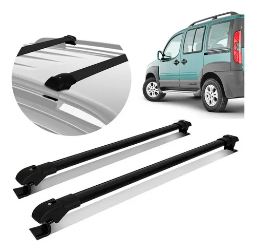 Imagem do produto Rack De Teto Travessa Bagageiro Preto P/ Todos Os Veículos