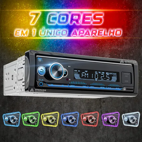 Imagem do produto Radio Para Carro Automotivo Bluetooth Potente Melhor Q Pione