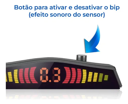 Imagem do produto Kit Sensor De Estacionamento Traseiro Jetta 4 Pontos 22mm Preto First Option