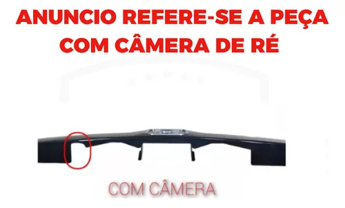 Imagem do produto Friso Guarnição Moldura Placa Traseira Honda Fit Com Câmera