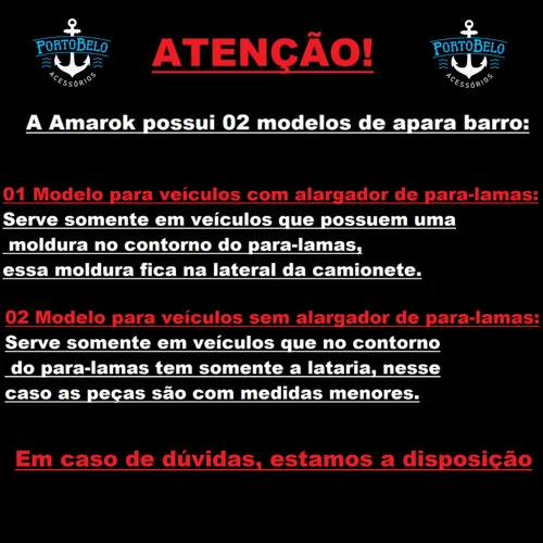Imagem do produto Apara Barro Amarok 2014 2015 2016 2017 2018 2019 2020 2021