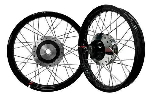 Par Roda Aro Aluminio Preto Viper Vpr Fan 125 2009 Á 2024