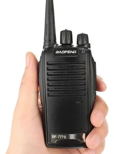 Imagem do produto Kit 3 Radio Comunicador Walktalk 12km Segurança Profissional Cor Preto