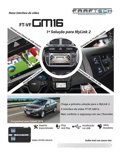 Imagem do produto Interface Desbloqueio Video Mylink2 Faaftech Ft-vf-gm16