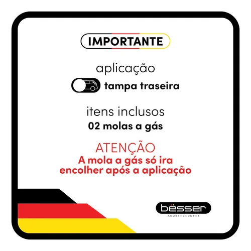 Imagem do produto Par Amortecedor A Gás Porta Malas Ford Ka 2018 2019 2020