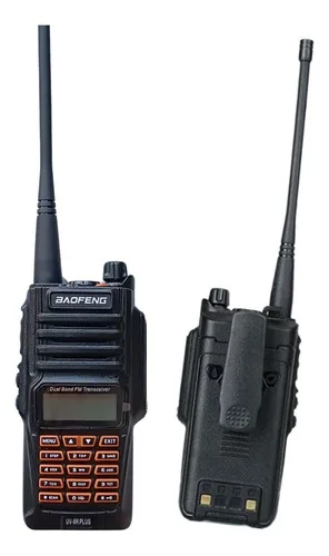 Kit 2 Baofeng Uv9r 10w Prova Dágua C/ Capa Em Couro +fone Nf