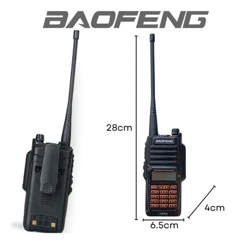 Imagem do produto Kit 2 Baofeng Uv9r 10w Prova Dágua C/ Capa Em Couro +fone Nf