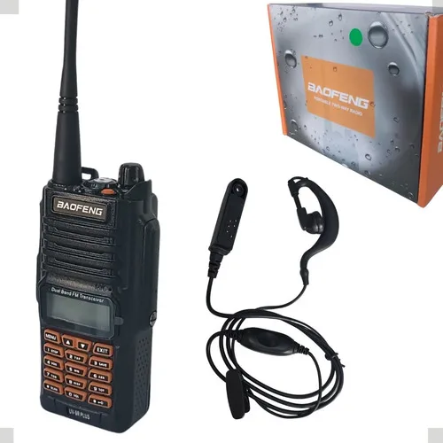 Imagem do produto Kit 2 Baofeng Uv9r 10w Prova Dágua C/ Capa Em Couro +fone Nf