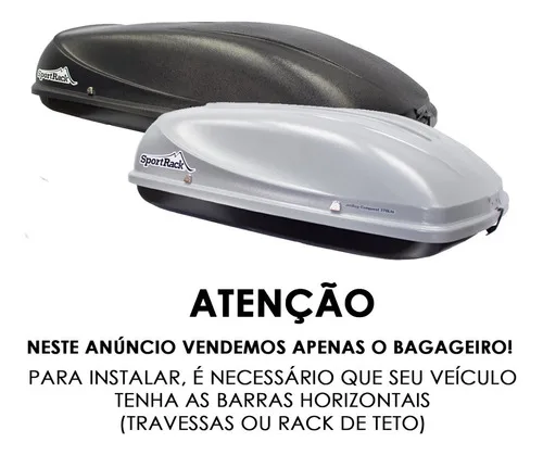 Imagem do produto Bagageiro Maleiro De Teto Jetbag Conquest 450 Litros Preto