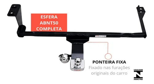 Imagem do produto Engate Reboque Rabicho Fixo Ford Ecosport 2003 A 2012 400kg