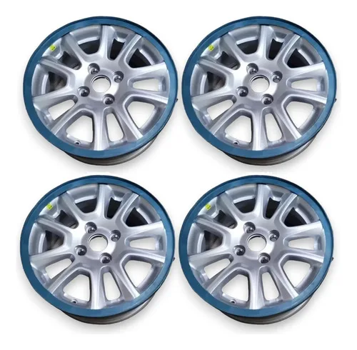 Jogo Roda Liga Leve Aro 15 Orig Ford Ecosport 2013 A 2021 Prateado