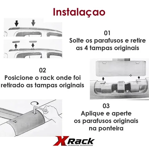 Imagem do produto Travessa Rack De Teto Bagageiro Novo Uno Evo Way 2012 2013