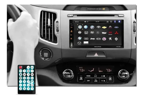 Central Multimídia 1 Din First Option Mp5-7830 Tela 7 Bt Usb - Autoaba