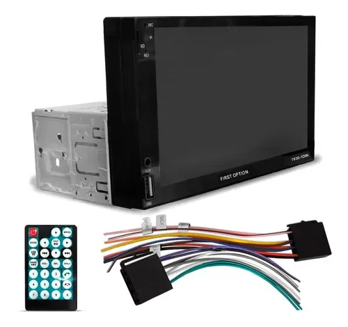 Central Multimídia 1 Din First Option Mp5-7830 Tela 7 Bt Usb - Autoaba