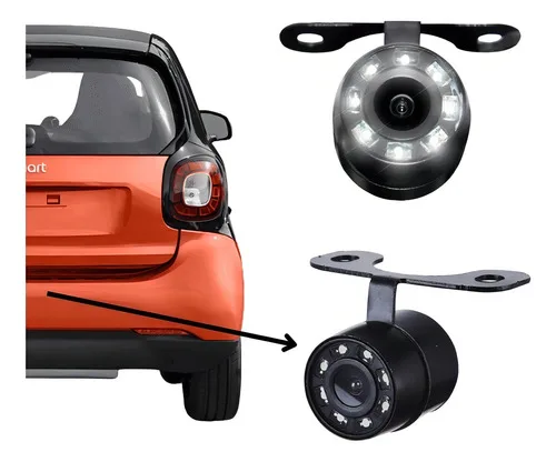 Imagem do produto Câmera Ré Automotiva 8 Leds Hd Infravermelho Visão Noturna