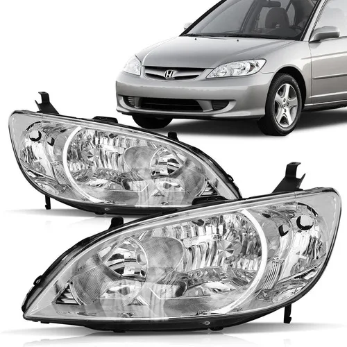 Par Farol Honda Civic Ano 2004 2005 2006