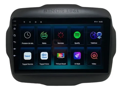 Imagem do produto Central Multimídia Jeep Renegade 2016/2020 Carplay/android