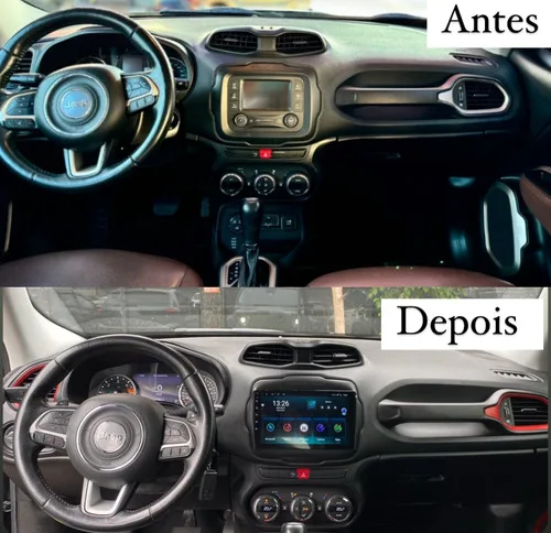 Imagem do produto Central Multimídia Jeep Renegade 2016/2020 Carplay/android