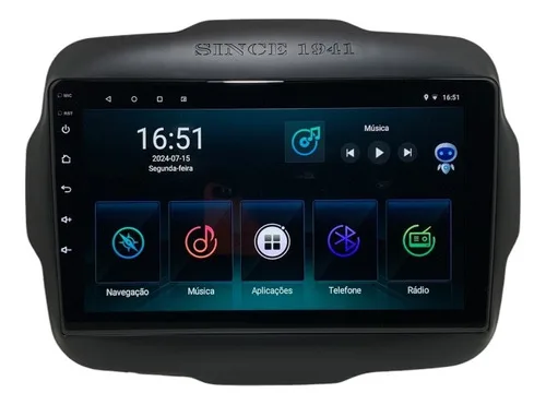 Imagem do produto Central Multimídia Jeep Renegade 2016/2020 Carplay/android