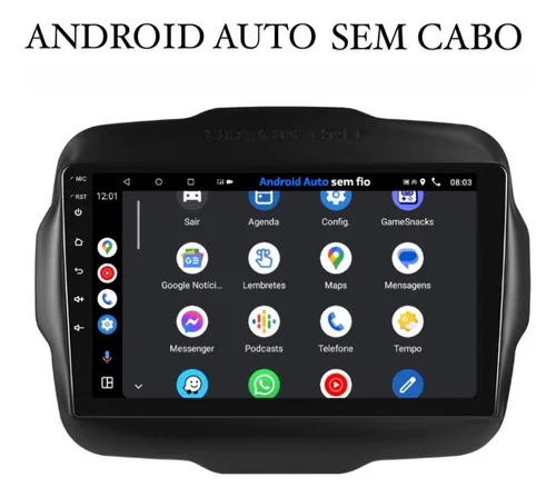 Imagem do produto Central Multimídia Jeep Renegade 2016/2020 Carplay/android