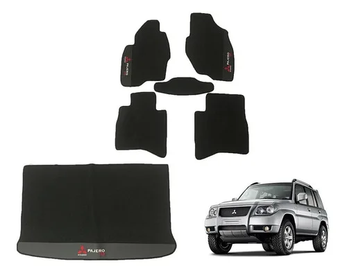 Kit Tapetes Mitsubishi Pajero Tr4 Em Borracha 2003 A 2015