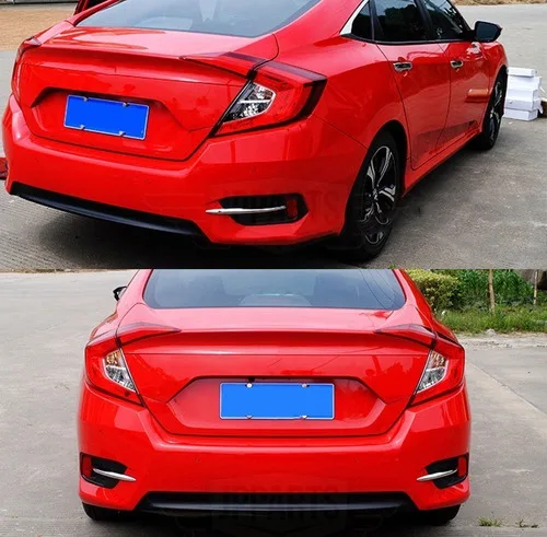 Imagem do produto Aplique Moldura Traseira Cromada Honda Civic G10 17 18 19 20