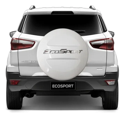 Imagem do produto Capa De Estepe Rigida Ecosport Branco Artico Orig. Cadeado