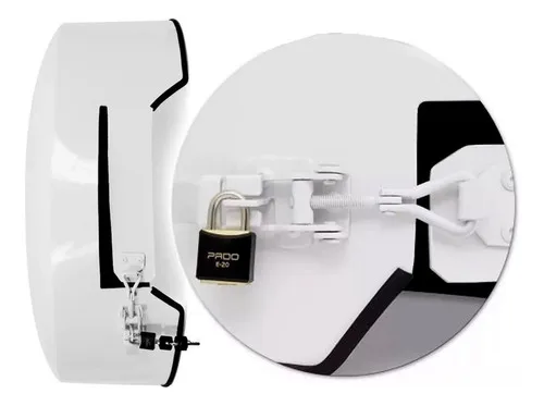 Imagem do produto Capa De Estepe Rigida Ecosport Branco Artico Orig. Cadeado