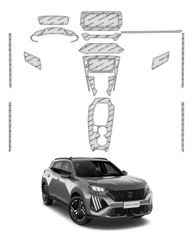 Película Proteção Ppf Brilho Kit Full Peugeot 2008 2025