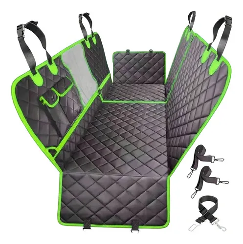 Capa Protetora Impermeável Cp32-1 Banco Carro Luxo Pet Cães Gatos Ninabag Preto