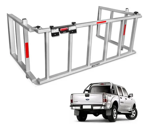 Extensor De Caçamba Ranger 1998 A 2012 Rampa Prata 350kg