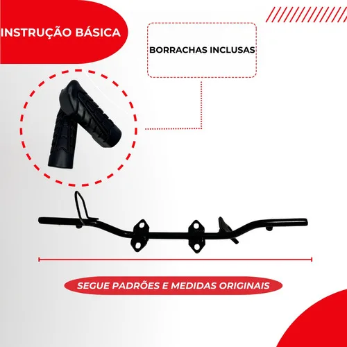 Imagem do produto Pedaleira Estribo+borrachas Fan Start Titan160 2016 A 2024