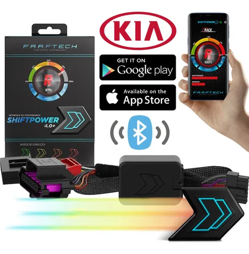 Imagem do produto Modulo Pedal Acelerador Faaftech Shiftpower Bluetooth Kia