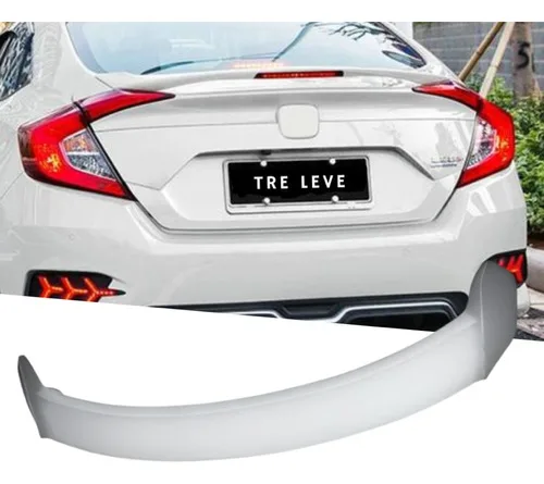 Aerofólio Honda Civic G10 2017-2022 P/pintar Flexone Sport