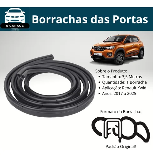 Imagem do produto Borraccha Vedacao Porta Renault Kwid 2017 A 2025 - Unidade