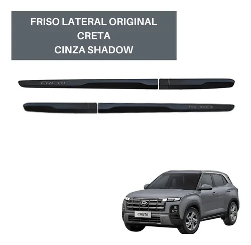 Imagem do produto Kit Frisos Lateral Creta Cinza Shadow Original