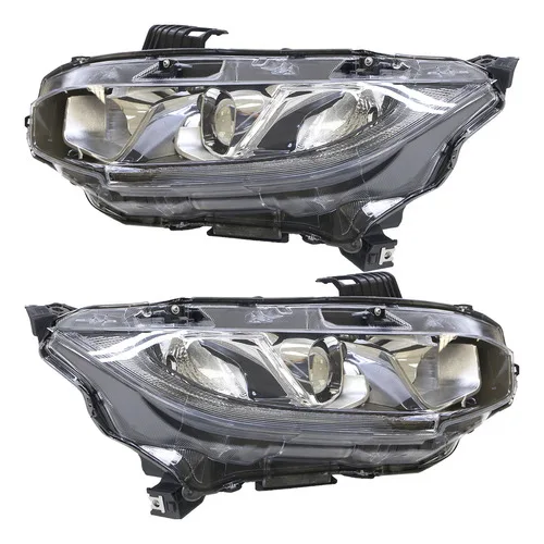 Imagem do produto Farol Dianteiro Civic 2017 2018 2019 Led Máscara Negra