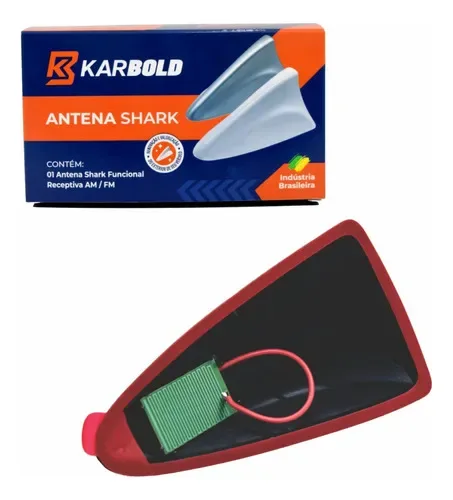 Antena Tubarão Shark Som Radio Automotivo Karbold Kicks - Autoaba