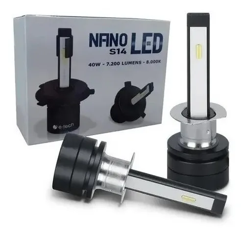 Imagem do produto Kit Led Shocklight Nano 7200 L Farol Alto Baixo E Milha