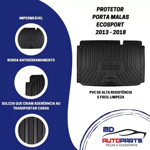 Imagem do produto Tapete Bandeja Protetor Porta Malas Para Ecosport 2013 2018