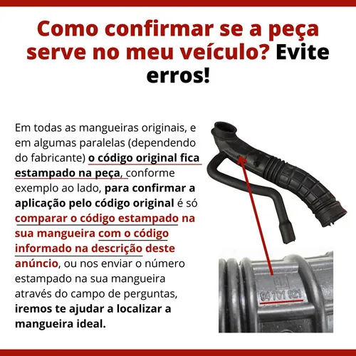 Imagem do produto Mangueira Filtro Ar Tbi Honda Civic 2012 2013 2014 2015 1.8