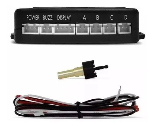 Imagem do produto Sensor Estacionamento 4 Pontos Preto Brilho Display Led